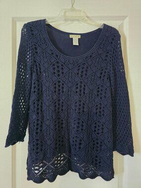 Dark blue lady's sweater